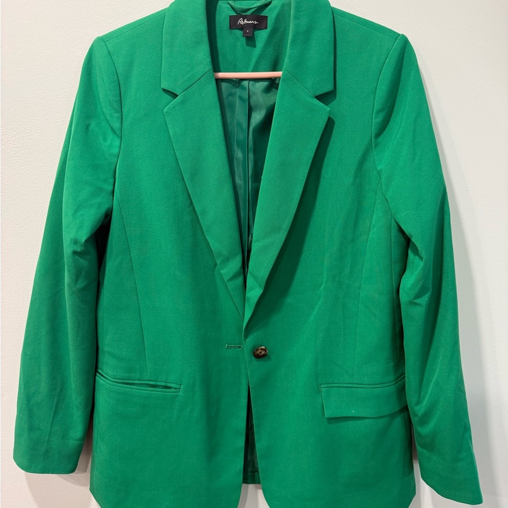 Reitmans Women's Vibrant Green Blazer